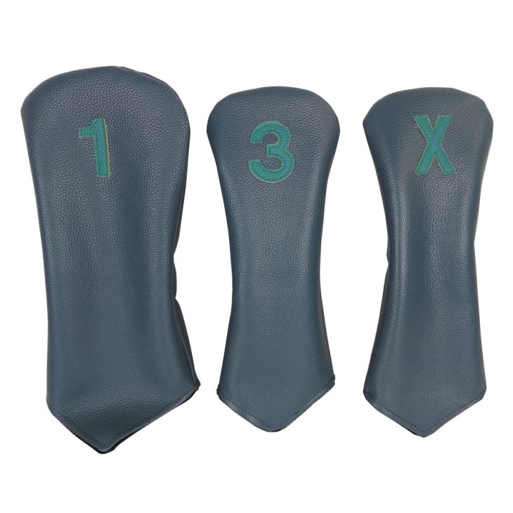 Schlägerhauben-Set aus echtem Leder und Holz